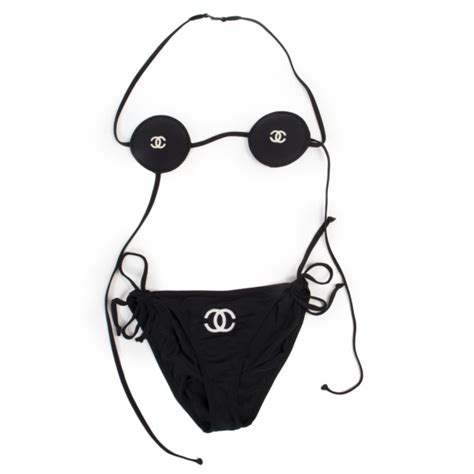 chanel vintage micro bikini|Chanel Swimwear .